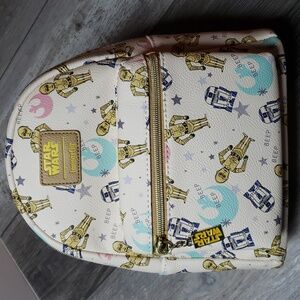 Loungefly | Rare 2020 C3PO & R2D2 Backpack *NWT
